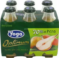 İçindeki şeker miktarı Yoga Succo Pera Optimum ML 125 x6