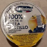 入っている砂糖の量 Mela Mirtillo