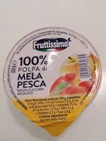 入っている砂糖の量 Polpa di mela pesca
