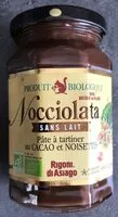 Quantité de sucre dans Nocciolata sans lait