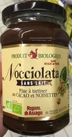 Quantité de sucre dans Nocciolata sans lait