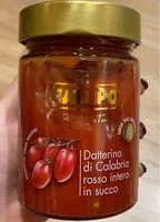 Quantité de sucre dans Datterino di calabria rosso intero in succo