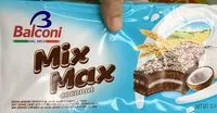 Sokerin määrä sisällä Mix max coconut