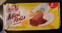 Sokerin määrä sisällä Mini rolls chocolate