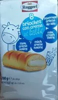 Количество сахара в Brioches con crema al latte
