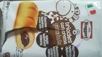 Количество сахара в Brioches con crema gianduia