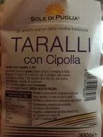 İçindeki şeker miktarı Taralli con cipolla sole di Puglia
