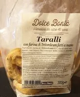 İçindeki şeker miktarı Taralli