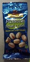 चीनी की मात्रा Pistacchi tostati e salati
