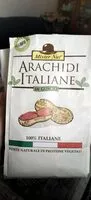 चीनी की मात्रा Arachidi italiane