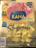 Sokerin määrä sisällä Sfogliavelo carne