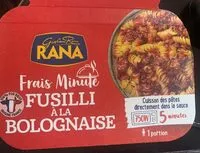 Sokerin määrä sisällä FRAIS MINUTE Fusilli à la bolognaise