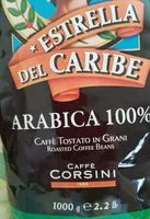 Sucre et nutriments contenus dans Caffe corsini