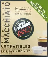 Quantité de sucre dans Caffe Vergnano 1882