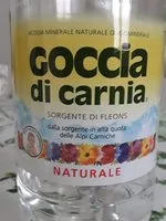 中的糖分和营养成分 Goccia di carnia