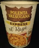 入っている砂糖の量 Polenta Valsugana express