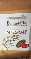 Sokerin määrä sisällä Riso integrale