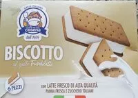 Quantité de sucre dans Biscotto al gusto fiordilatte