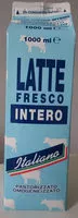 चीनी की मात्रा Latte fresco intero