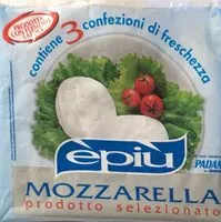 入っている砂糖の量 Mozzarella