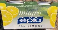 入っている砂糖の量 Yogurt magro al limone