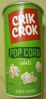 Cantidad de azúcar en Pop corn salati senza glutine