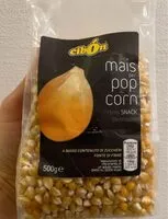 Amount of sugar in Mais per Pop Corn