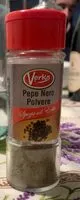 चीनी की मात्रा Pepe nero polvere