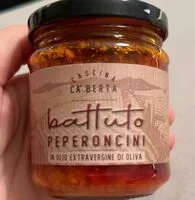 Suhkru kogus sees Battuto peperoncini