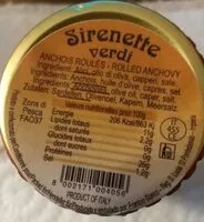 Zuckermenge drin Sirenette verdi
