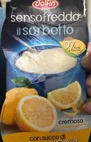 Jumlah gula yang masuk Sensofreddo il sorbetto al limone di Sicilia