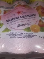 İçindeki şeker miktarı SANPELLEGRINO Momenti bois gazeuse aromatisée clémentine peche 6x33cl