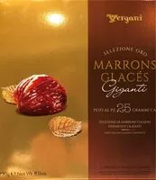 入っている砂糖の量 Marrons glacés