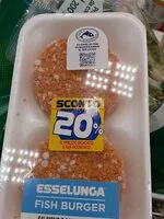 Quantité de sucre dans Fish burger