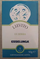Sokerin määrä sisällä Lievito di birra