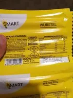Sokerin määrä sisällä Würstel