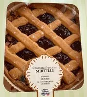 Zuckermenge drin Crostata fresca ai mirtilli
