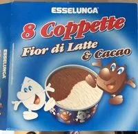 Quantité de sucre dans 8 coppette fior di latte & cacao