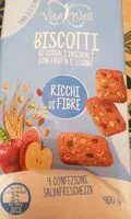 İçindeki şeker miktarı Biscotti ai cereali integrali con frutta e legumi