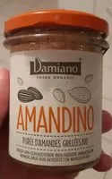 Suhkru kogus sees Amandino
