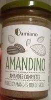 Suhkru kogus sees amandino