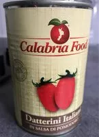 中的糖分和营养成分 Calabria food