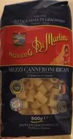Количество сахара в Mezzi canneroni rigati
