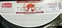 Sokerin määrä sisällä Tartine gamberi e salmone affumicato
