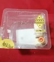 Cantidad de azúcar en Grana Padano D. O. P.