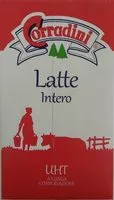 入っている砂糖の量 latte intero uht