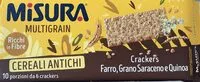 Jumlah gula yang masuk Crackers cereali antichi