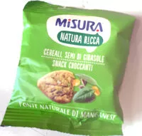 Сахар и питательные вещества в Misura natura ricca