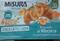 Zuckermenge drin cornetti all'albicocca