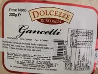 Sucre et nutriments contenus dans Dolcezze